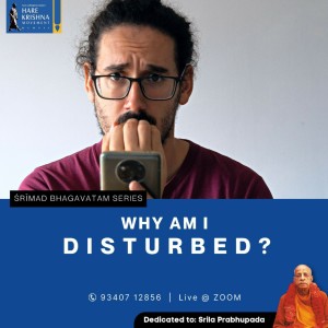 WHY AM I DISTURBED? (SB 7.9.40) | HG SREESHA GOVIND DAS