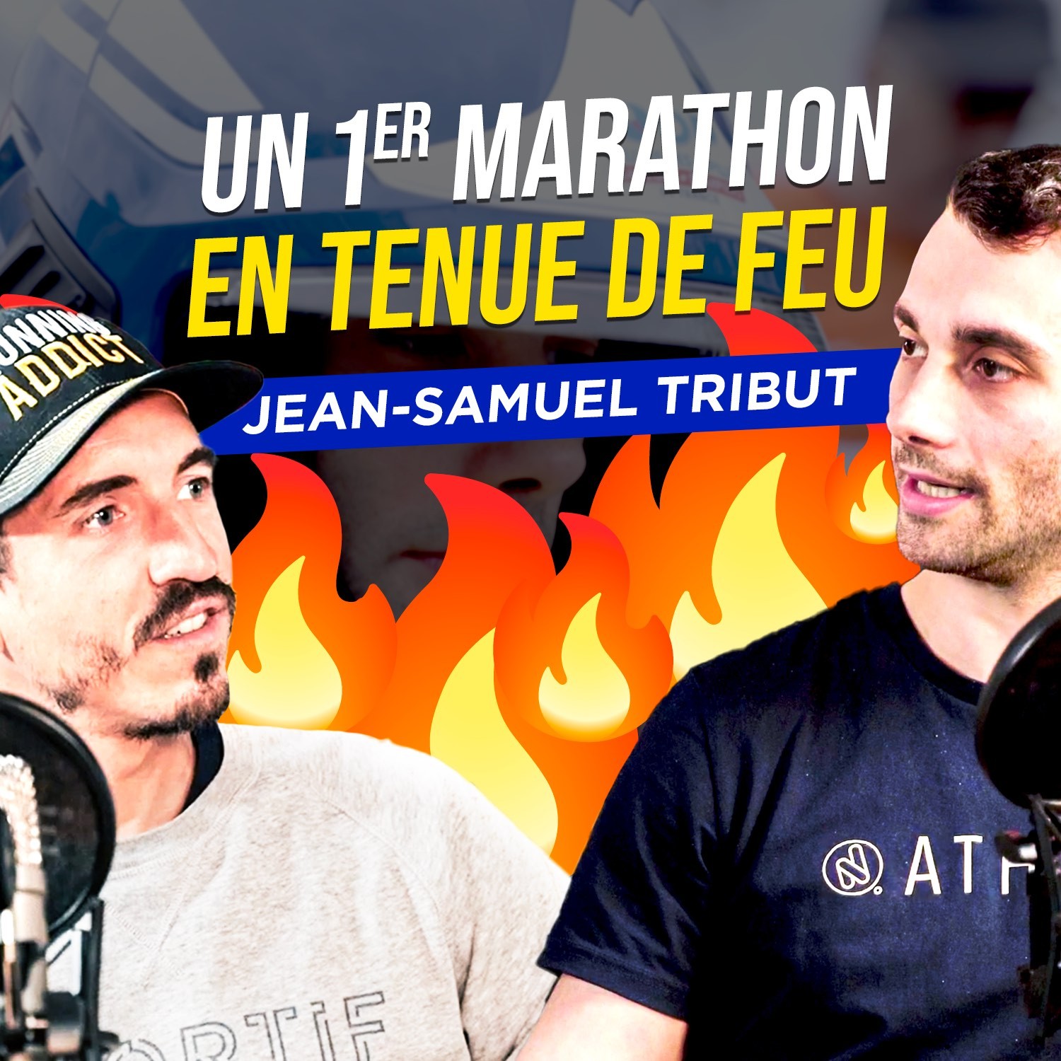 Courir un MARATHON en tenue de POMPIER 🚒 (J’étais aux côtés de Jean-Samuel le Jour J !)