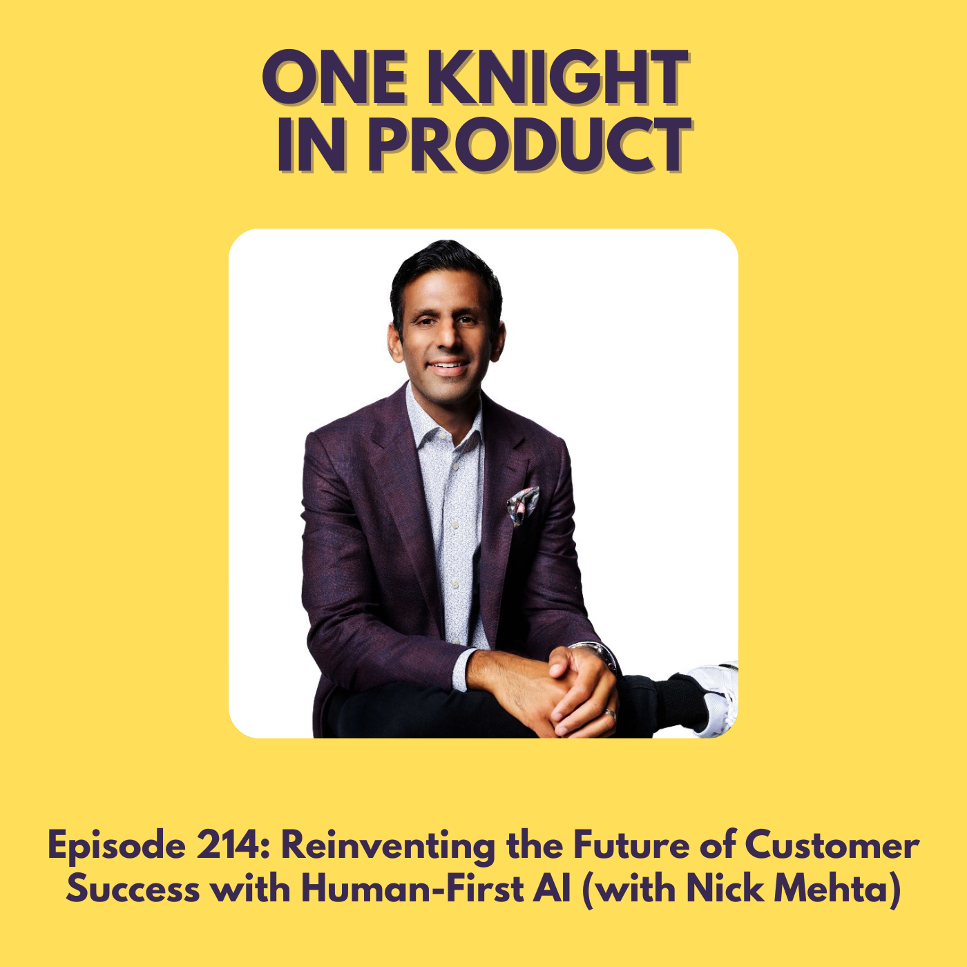 cover of episode Reinventing the Future of Customer Success with Human-First AI (with Nick Mehta, CEO @ Gainsight)