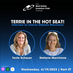 SPECIAL EPISODE - TERRIE IN THE HOT SEAT! Interview by listener Stefanie Marchione