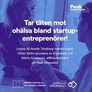 Tar täten mot ohälsa bland startup-entreprenörer