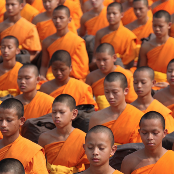 Västerlänningars rosafluffiga bild av buddhismen