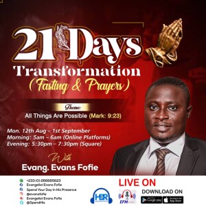 PROPHETIC PRAYER TO COMMAND THE MONTH OF SEPTEMBER 2024 (DAY 21  MORNING SESSION OF 21 DAYS FASTING AND PROPHETIC PRAYERS)