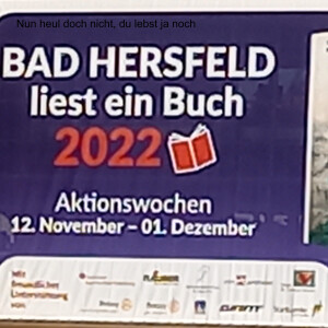 Nun heul doch nicht, du lebst ja noch