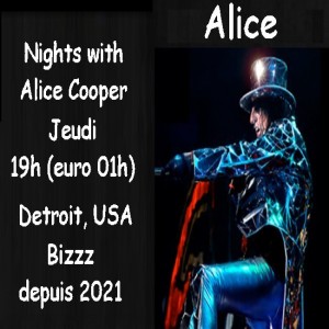 Nights avec Alice Cooper 24 juin 2021