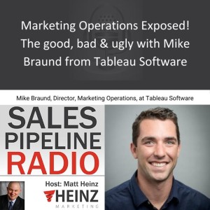 Marketing Operations Exposed!  The good, bad & ugly with Mike Braund from Tableau Software