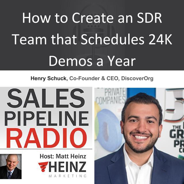 How to Create an SDR Team that Schedules 24K Demos a Year