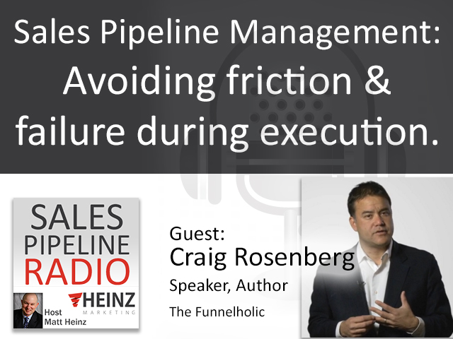 Tools that Can Destroy Your Pipeline with Craig Rosenberg
