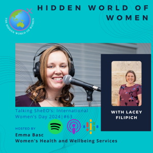 E63 - Talking SheEO's International Women's Day 2024 - The Hidden World of Women