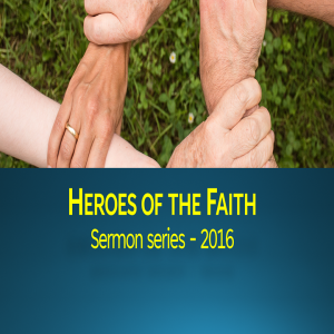 What is Faith? (Hebrews 11:1-3, 6) ~ Ed Moreno