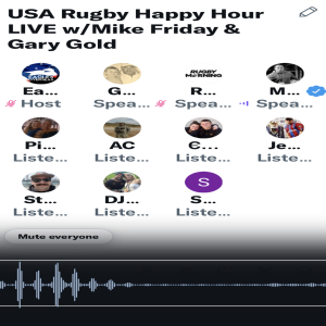 ”USA Rugby Happy Hour REPLAY” - USA Rugby Head Coach, Gary Gold