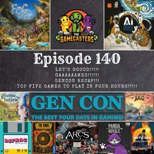 Episode 140: Arcs, Gnome Hollow, The Gang, The Fog, Jekyll & Hyde vs Scotland Yard, AI Space Puzzle, Panda Royale, Defrag, JAQ - Top 5 Games In Four Hours