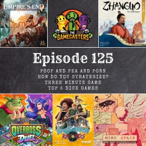 Episode 125: Zhanguo, Mind Space, Draft & Write Records, Overboss Duel, Empire’s End - Top 5 Dice Games