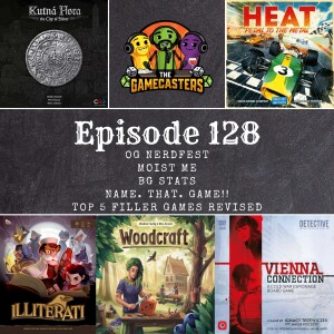 Episode 128: Woodcraft, Kutna Hora, Heat, Vienna Connection, Illiterati - Top 5 Filler Games Revisited
