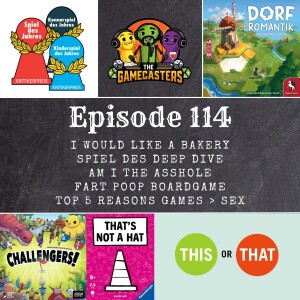Episode 114: Dorfromantik, Challengers, That’s Not A Hat - Top 5 Reasons Boardgames Are Better Than Sex