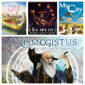 Episode 53: Trismegistus, The Magnificent, My City, The City, Tag City - Top 5 Table Presence Games
