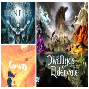 Episode 60: Dwellings of Eldervale, Bonfire, Canvas, The Fuzzies - Top 5 Big Box Games