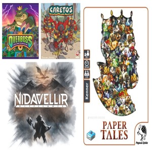 Episode 62: Nidavellir, Overboss, Caretos, Paper Tales - Top 5 Game Boards