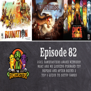 Episode 82: Roll Player Adventures, Ruination, Dice Throne - Top 5 Easy To Setup Games