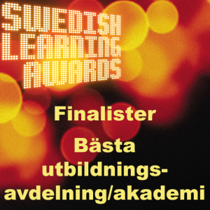 Swedish Learning Awards - finalister Bästa utbildningsavdelning/akademi