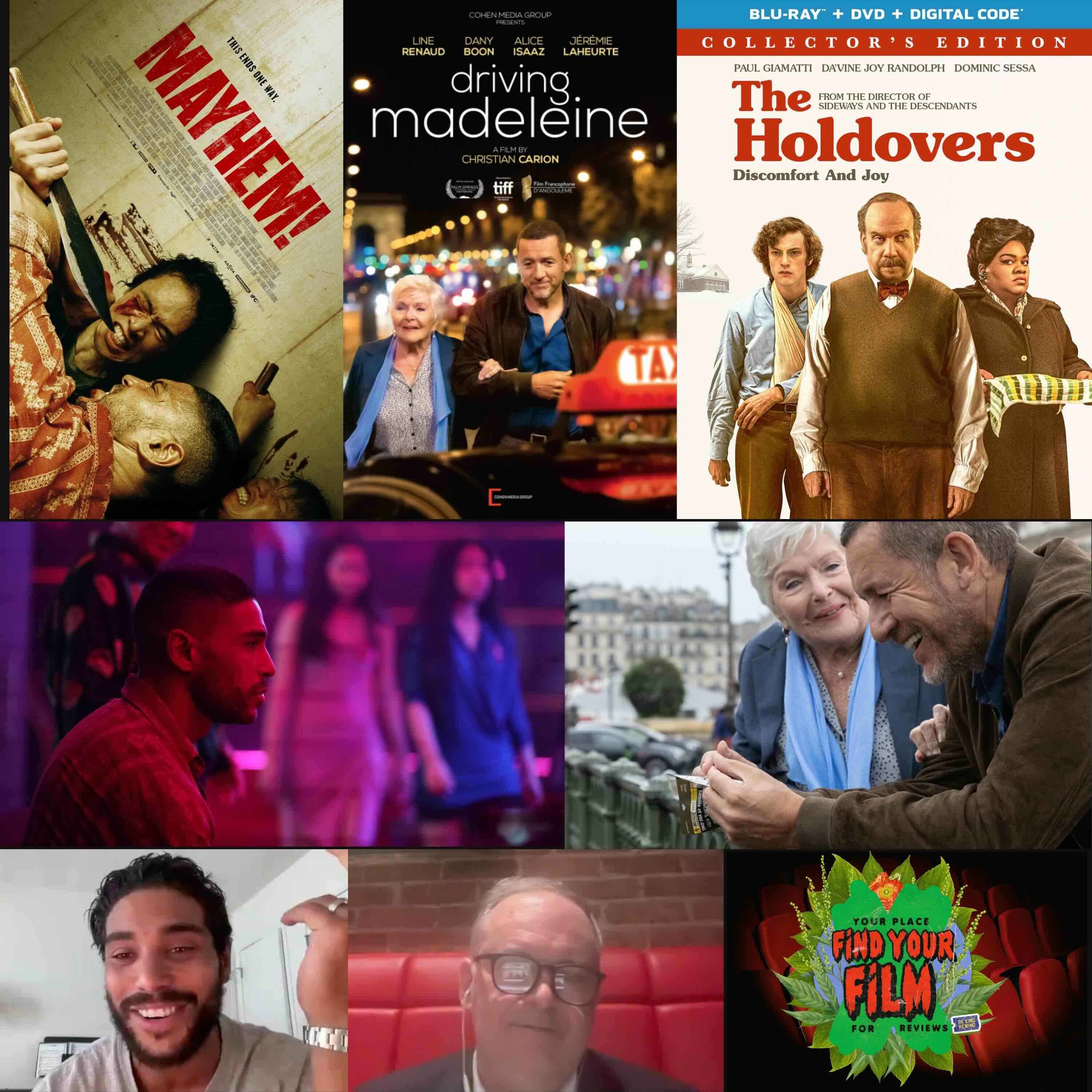 Mayhem!, Nassim Lyes, Driving Madeleine, Christian Carion, The Holdovers episode artwork