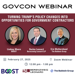 Turning Trump's Policy Changes Into Opportunities for GovCons