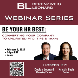 Be Your HR Best Webinar: Converting Your Company to Unlimited PTO