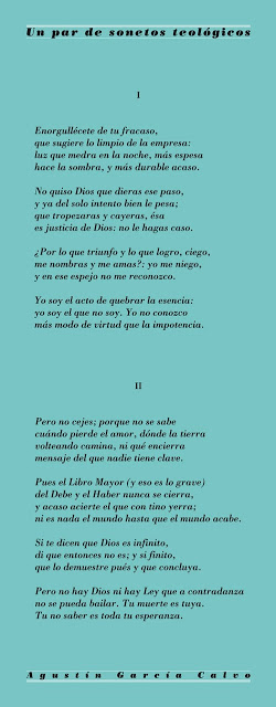 Un par de sonetos