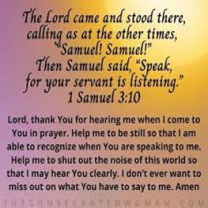 Hearing Voices 1 Samuel 3:1-10