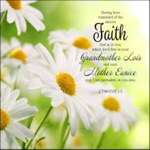Behind the Scenes (The Power of Faithfulness) 2 Timothy 1:3-5
