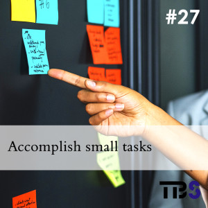 Accomplish small tasks #27