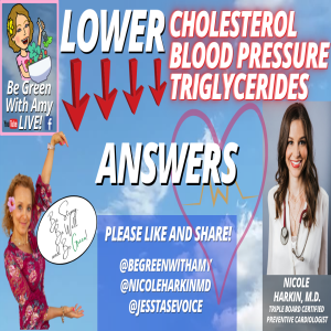Lower Cholesterol, Triglycerides, Blood Pressure! Dr. Nicole Harkin, M.D.