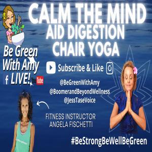 Calm the Mind, Aid Digestion & Strengthen the Core - Chair Yoga Angela Fischetti