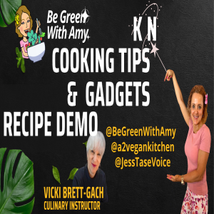 Plant Based Cooking / Food Prep Hacks & Cool Kitchen Gadgets Espresso Oatmeal Cookies Demo Chef Vicky Brett-Gach