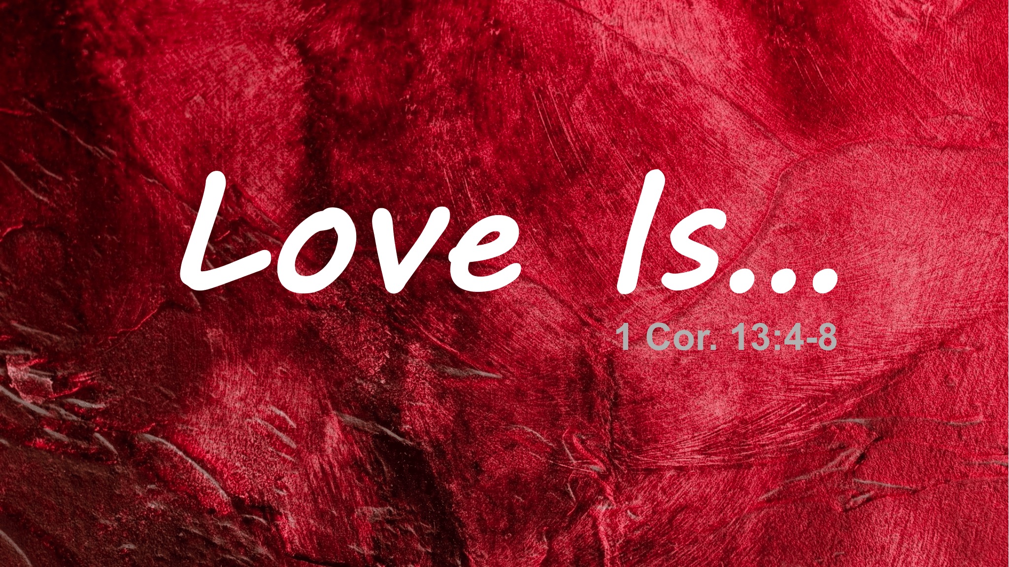 Love Always Trusts