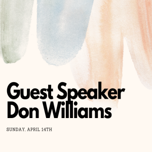 Guest Speaker: Don Williams
