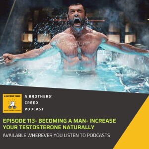 #113 - Becoming a Man- Increase your Testosterone Naturally