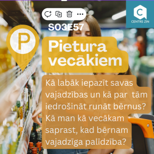 S03E57 Pietura vecākiem. Kā saprast savas un bērna vajadzības? Kā arī - kā atpazīt, kad pusaudzim vajadzīga palīdzība?