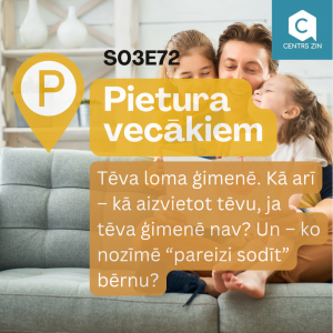 S03E72 Pietura vecākiem. Tēva loma ģimenē. Kā arī – kā aizvietot tēvu, ja tēva ģimenē nav? Un – ko nozīmē “pareizi sodīt” bērnu?