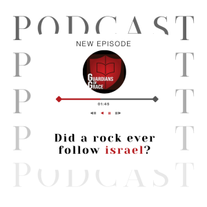 Did a rock ever follow israel?