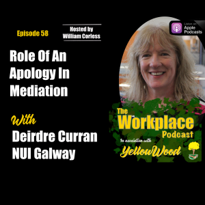 Episode 58: The role of an apology in mediation with Dr. Deirdre Curran