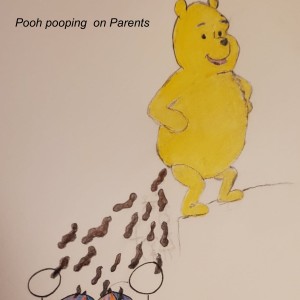 Pooh pooping  on Parents