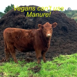 Vegans can’t use Manure!