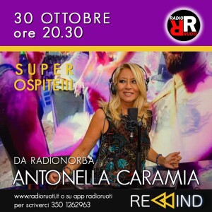 REWIND del 30 Ottobre 2023, Ospite 𝐀𝐍𝐓𝐎𝐍𝐄𝐋𝐋𝐀 𝐂𝐀𝐑𝐀𝐌𝐈𝐀, conduce   Flavia Pizzuti e Pasquale Errichetti. In regia Rocco dj e A. Gabriel Errico.