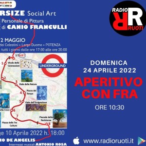 CANIO FRANCULLI ospite dell’APERITIVO CON FRA”