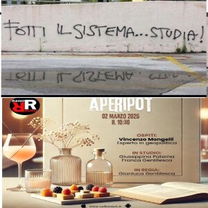 APERIPOT del 02 Marzo 2025. Oggi ai nostri microfoni torna, con @francagentilesca e @giusepaterna , un grande amico della nostra radio, @vincenzo_mongelli , esperto di geopolitica .