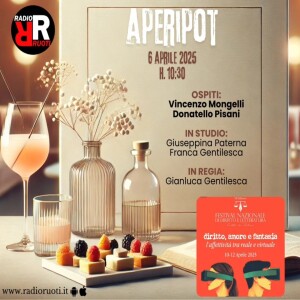 APERIPOT del 06 Aprile 2025. Ospiti @vincenzo_mongelli, esperto di geopolitica e @doppato e parleranno del @festivaldirittoeletteratura.