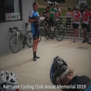 Bathurst Cycling Clubs 2015 Anzac Memorial to R Honeyman