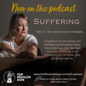 Suffering.  Part 2.  Christ’s Suffering.  The Importance of Prokopto.