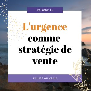 [18] L'urgence comme stratégie de vente. Est-ce bienveillant?